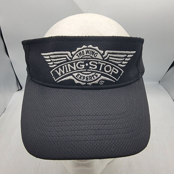 Wingstop Experts Black Adjustable Visor Hat By Image Solutions Workwear Casual - Picture 1 of 7
